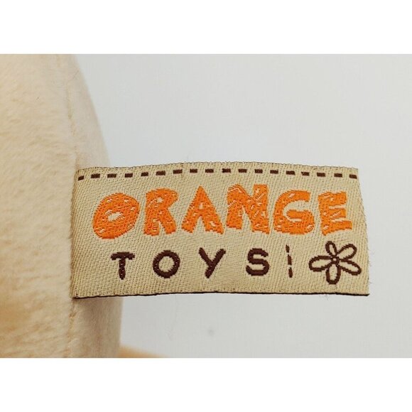 Irma The Monkey Plush w/Hat Orange toys Beige Stuffed Animal 16" - Picture 5 of 5